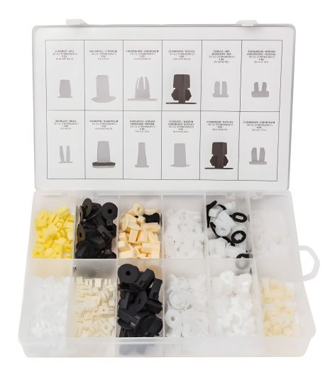 Універсальні пластикові кріплення набір 350 предметів, з органайзером FORSAGE F-01Z0235