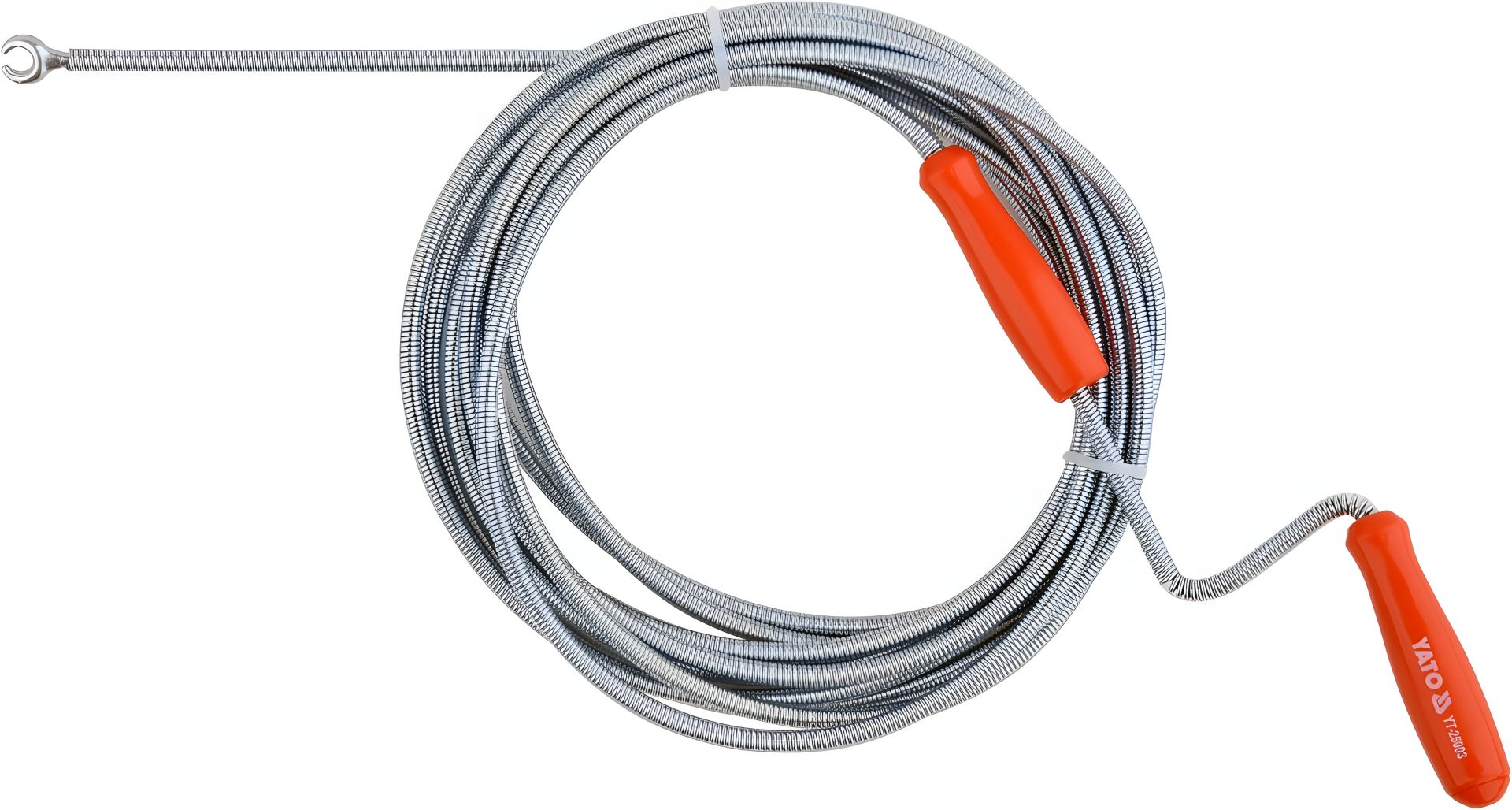 Канализационный трос 6 мм 5 метров Yato YT-25003 Канализационный трос 6 мм 5 метров Yato YT-25003