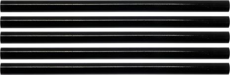 Чёрные клеевые стержни 11,2x200 мм PK5 Yato YT-82433