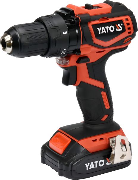 Аккумуляторная дрель-шуруповёрт Yato YT-82794, двухскоростная Аккумуляторная дрель-шуруповёрт Yato YT-82794, двухскоростная