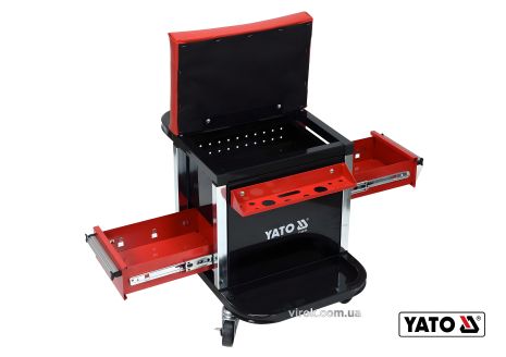 Колёсный табурет с ящиками Yato YT-08790