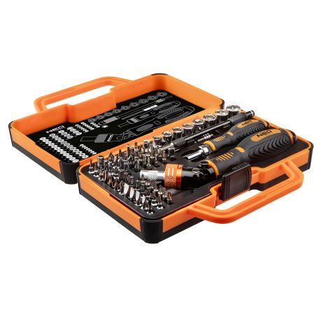 Отверточные биты с держателем, 69 шт. NEO 06-116