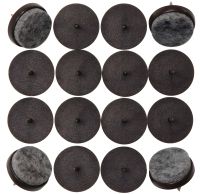 Пластикові прокладки фальцеві на цвях, 17 мм, набір 16 шт. [16/288] Vorel 74920