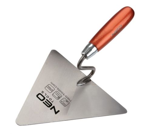 Кельма трикутна 180 мм, товщина робочої частини 1.2 мм NEO 50-001 Кельма трикутна 180 мм, товщина робочої частини 1.2 мм NEO 50-001