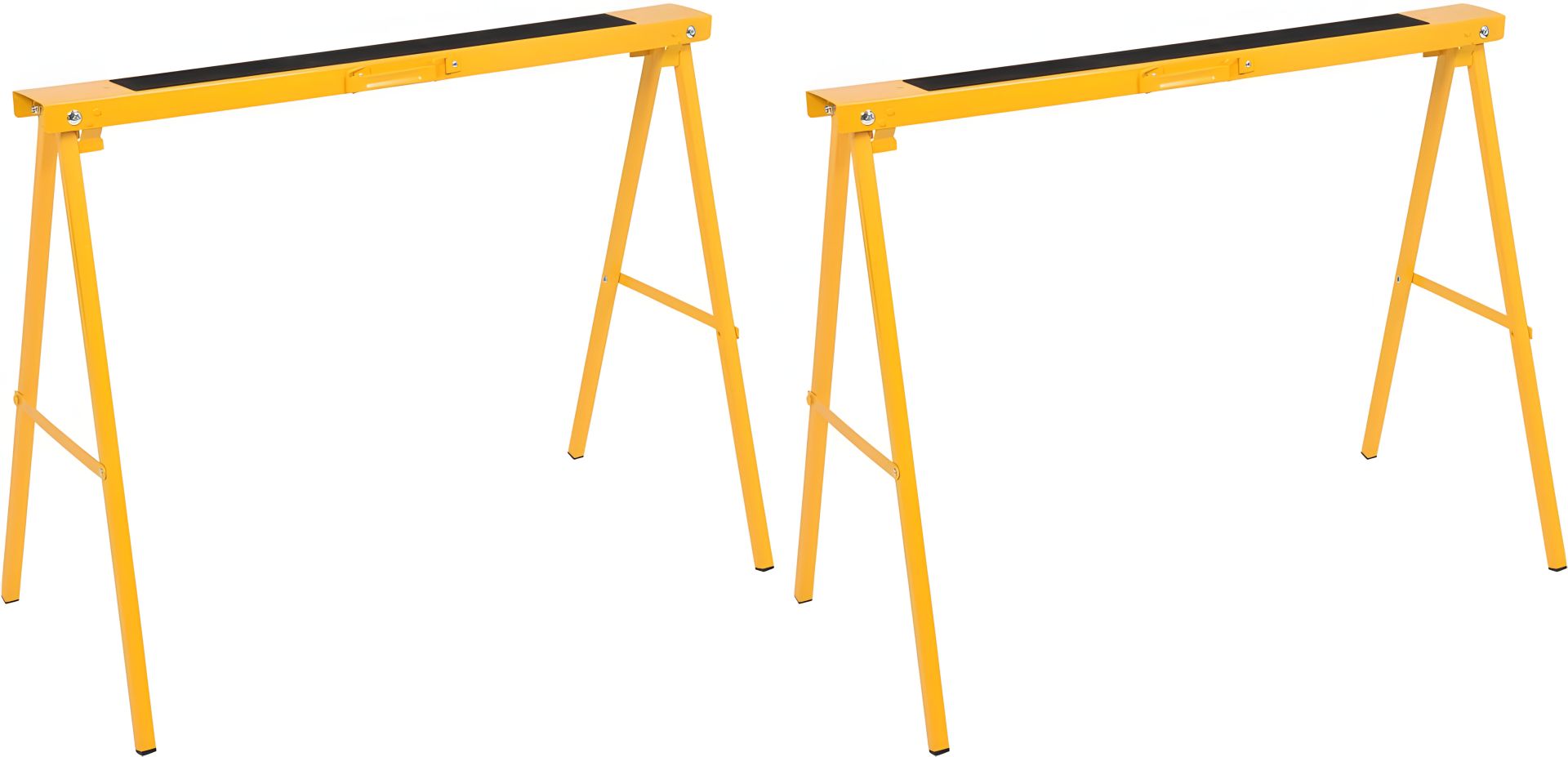 Складні стійки сталеві 100 х 10 х 75 см 2 шт Vorel 29401 Складні стійки сталеві 100 х 10 х 75 см 2 шт Vorel 29401