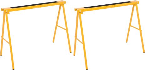 Складні стійки сталеві 100 х 10 х 75 см 2 шт Vorel 29401