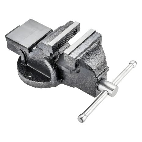 Слесарные тиски с наковальней, закаленные губки Topex 07A110