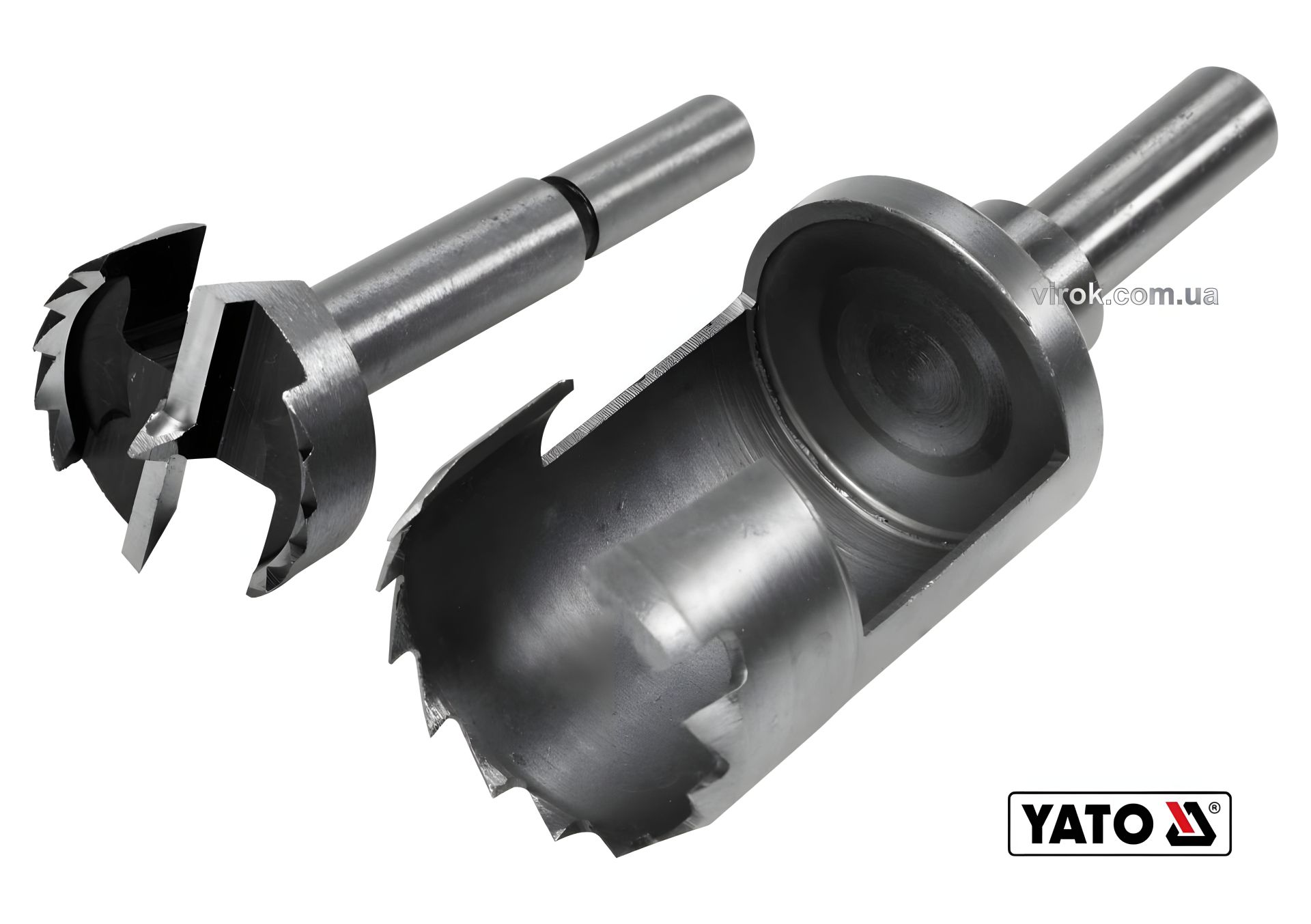 Дерев'яні свердла: коронка та фреза Yato YT-33834 Дерев'яні свердла: коронка та фреза Yato YT-33834