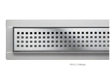 Трап для душа FALA "TOCANTINS" с нержавеющей стали 40 х 7 х 5.2 см Vorel 75368