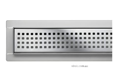Душевой трап FALA "TOCANTINS" из нержавеющей стали 80 x 7 x 5.2 см Vorel 75372