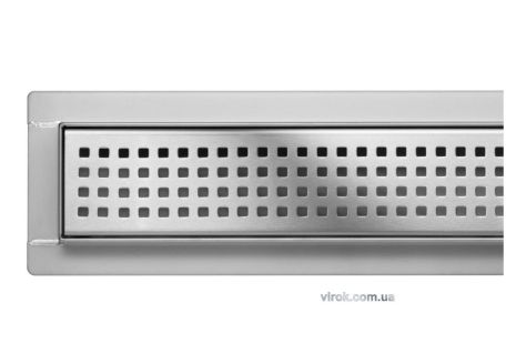Трап для душу FALA "TOCANTINS" з нержавіючої сталі 90 х 7 х 5.2 см Vorel 75373