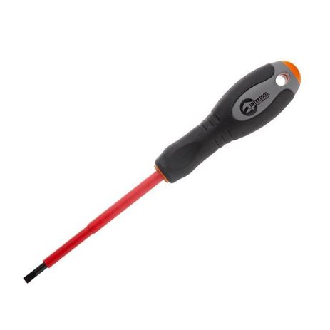 Викрутка шліцьова ізольована 0.8*4 мм, 100 мм, 1000 В INTERTOOL VT-3205