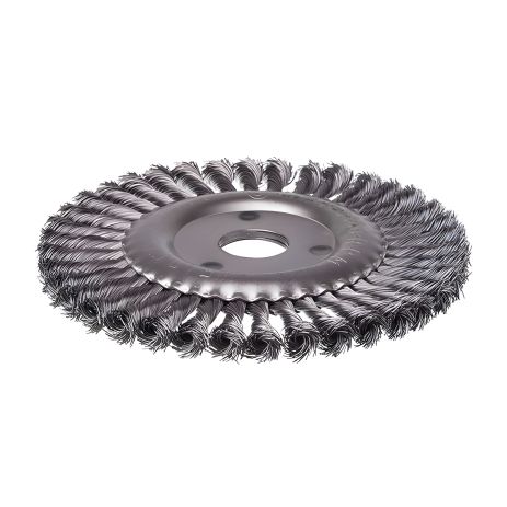 Кільцева щітка, 200×32 мм, пучки крученого дроту, 6000 об/хв INTERTOOL BT-7200