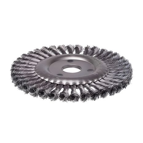 Кольцевая щетка 200×32 мм, витая проволока, 6000 об/мин INTERTOOL BT-7200