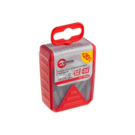 Комплект викруткових насадок INTERTOOL VT-5945 (PZ1, 1/4", 25 шт.) Комплект викруткових насадок INTERTOOL VT-5945 (PZ1, 1/4", 25 шт.)