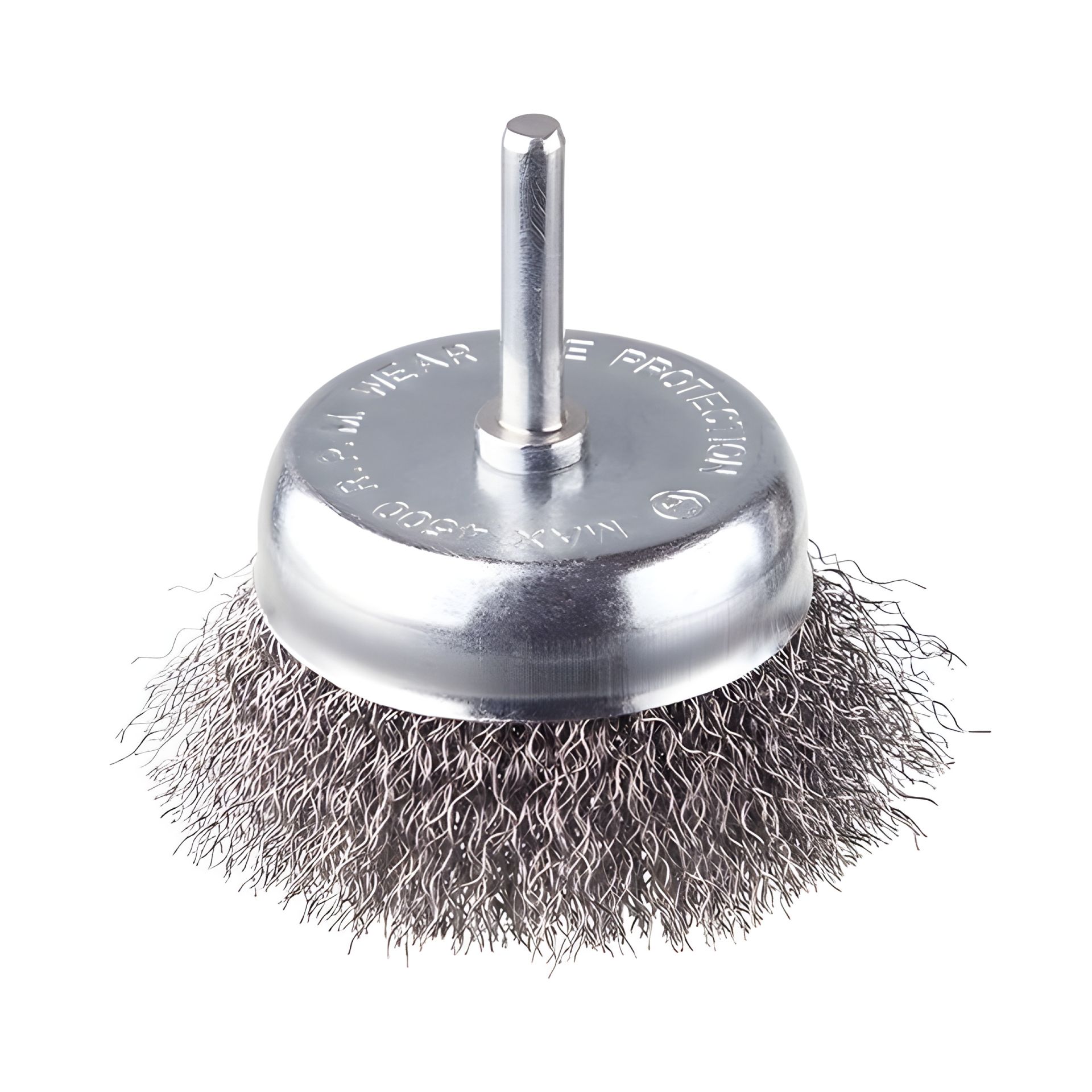 Чашечная щетка, 75 мм, 1/4", витая проволока, для дрели, 4500 об/мин INTERTOOL BT-9075 Чашечная щетка, 75 мм, 1/4", витая проволока, для дрели, 4500 об/мин INTERTOOL BT-9075