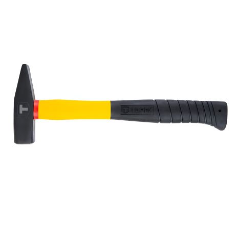 500 г слесарный молоток, стекловолоконная рукоятка, прорезиненный захват, DIN1041 Topex 02A805