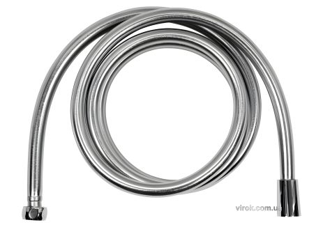 Гладкий душовий шланг FALA срібний з ПВХ G1/2 2 м Vorel 75655 Гладкий душовий шланг FALA срібний з ПВХ G1/2 2 м Vorel 75655