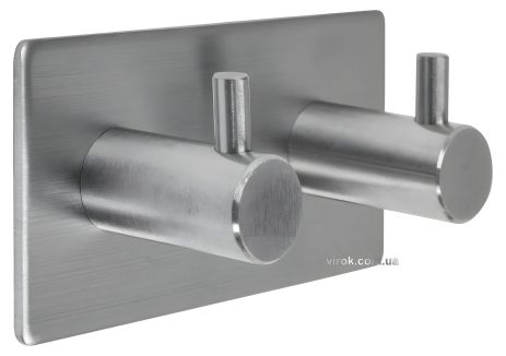 Подвійний гачок Vorel на двосторонній скотчі FALA 45 х 90 х 25 мм (69372) Подвійний гачок Vorel на двосторонній скотчі FALA 45 х 90 х 25 мм (69372)