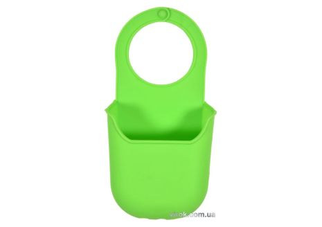 Подвесной силиконовый органайзер для губки зеленый FALA 200 х 100 мм Vorel 74789