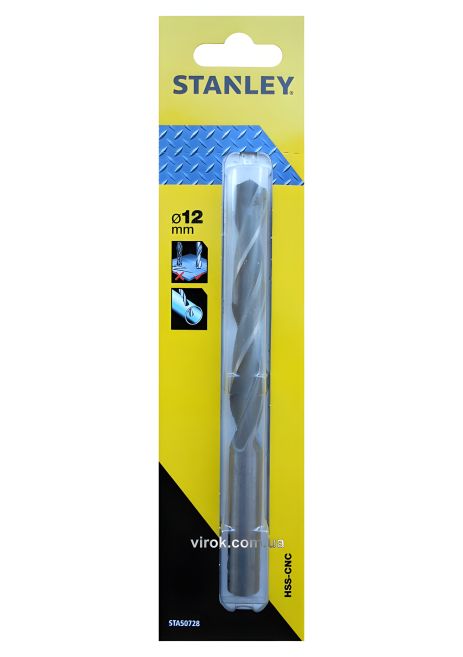Свердло по металу 12 мм Stanley STA50728-QZ
