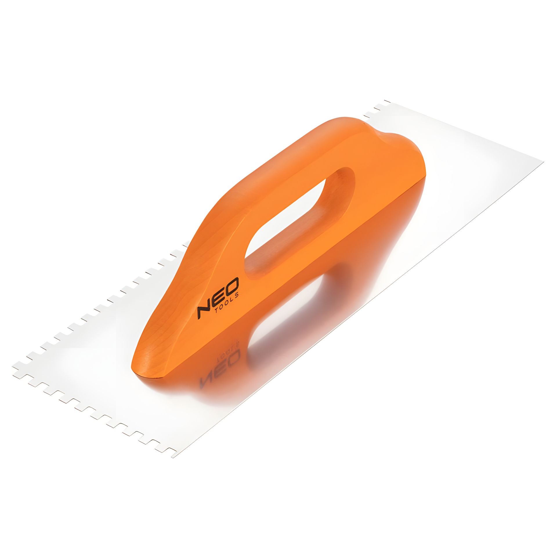 Гладилка зубчатая 380 x 128 мм, зуб 6 х 6 x 6 мм, с деревянной ручкой, NEO 50-172 Гладилка зубчатая 380 x 128 мм, зуб 6 х 6 x 6 мм, с деревянной ручкой, NEO 50-172