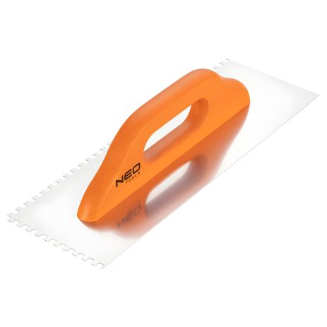 Гладила зубчаста 380 x 128 мм, зуб 6 х 6 x 6 мм, дерев'яна ручка NEO 50-172