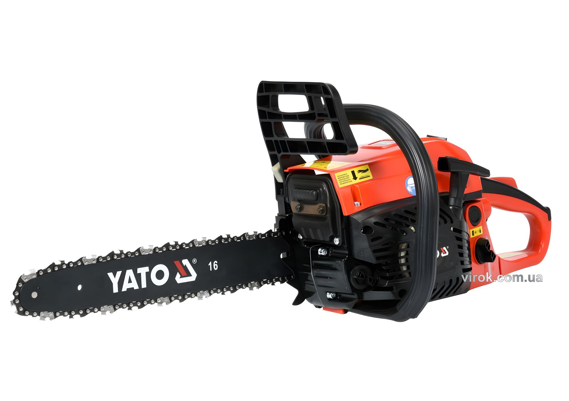 Бензопила ланцюгова Yato YT-84901, 45.1 см3 1.8 кВт, шина 16" (36 см) Бензопила ланцюгова Yato YT-84901, 45.1 см3 1.8 кВт, шина 16" (36 см)