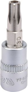 Викруткова головка TORX 1/4" Т30 37 мм Yato YT-04306