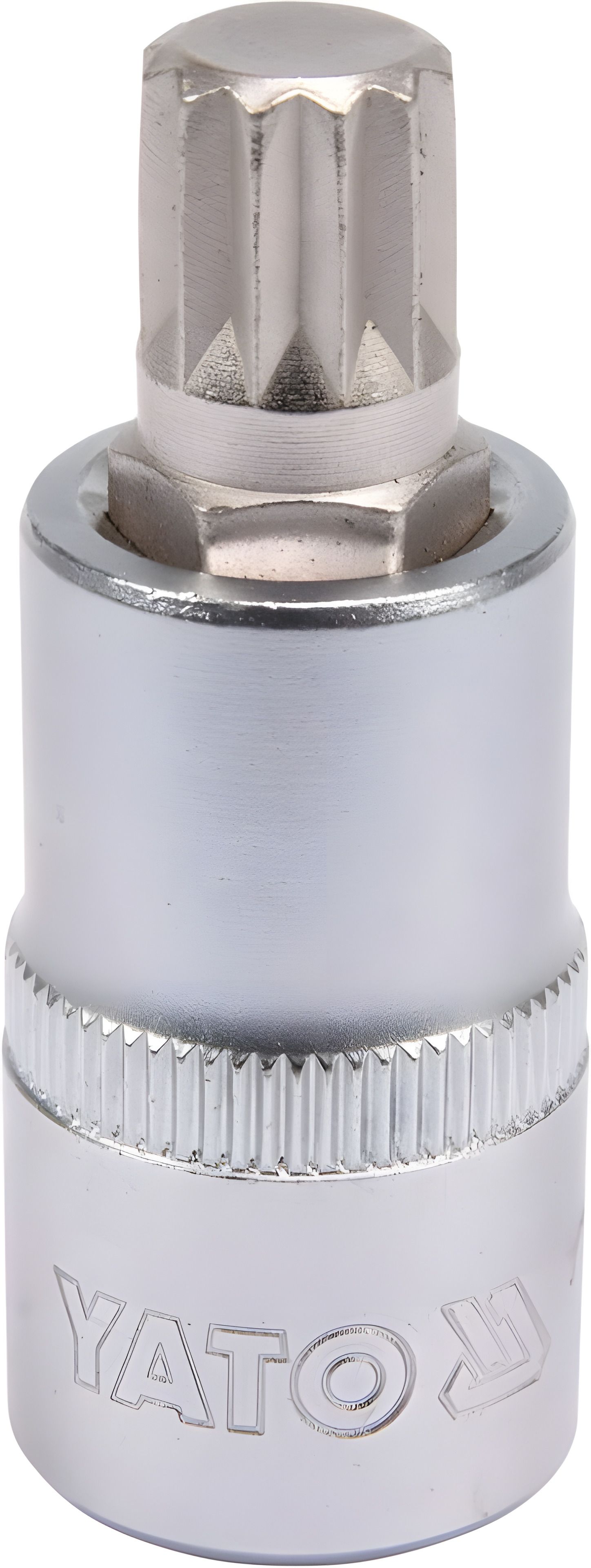 Торцева головка з викрутковою насадкою Spline 1/2" M12 55 мм від Yato (YT-04344) Торцева головка з викрутковою насадкою Spline 1/2" M12 55 мм від Yato (YT-04344)