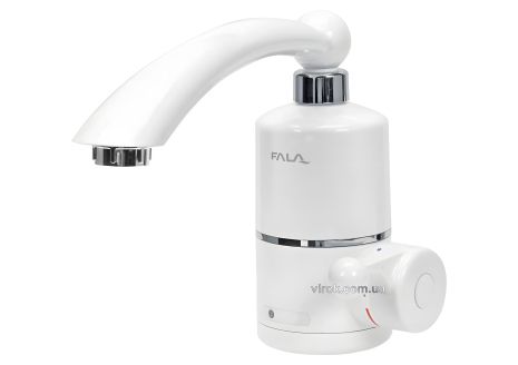 Мережевий водонагрівач FALA до 60°С, 3 кВт, тиск 0.04-0.6 MPa, гусак 20 см, бічне підключення Vorel 75932 Мережевий водонагрівач FALA до 60°С, 3 кВт, тиск 0.04-0.6 MPa, гусак 20 см, бічне підключення Vorel 75932