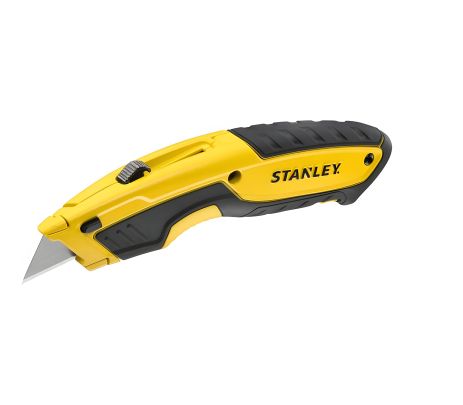 Металевий ніж з висувним трапецеподібним лезом: 5 позицій + 3 леза Stanley STHT10479-0 Металевий ніж з висувним трапецеподібним лезом: 5 позицій + 3 леза Stanley STHT10479-0