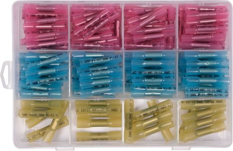 Термоусадкові кембрики на t≤ 105°C для обтиску провідників 0,5-6 мм², 200 шт Yato YT-81461