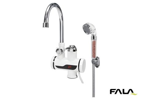 Водяний нагрівач з LCD-дисплеєм KALTA-3 FALA 3 кВт до 60°С 0.1-0.6 МПа + душовий комплект Vorel 75923 Водяний нагрівач з LCD-дисплеєм KALTA-3 FALA 3 кВт до 60°С 0.1-0.6 МПа + душовий комплект Vorel 75923