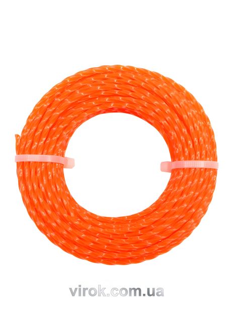 Волосінь для тримера квадратна 2,4мм х 15м Vorel 89480 Волосінь для тримера квадратна 2,4мм х 15м Vorel 89480