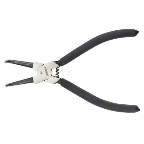 Вигнуті щипці для стопорних кілець діаметром 19-60 мм, наконечник 1,8 мм Topex 32D309