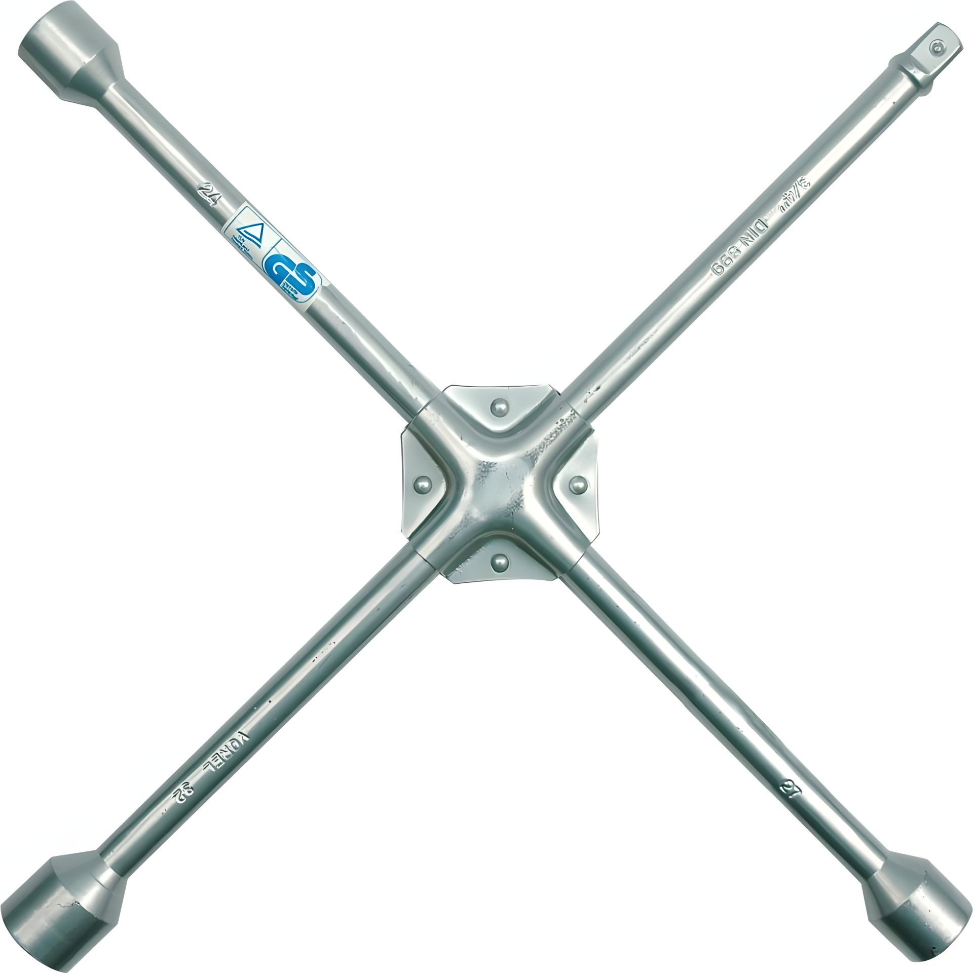 Крестовой баллонный ключ 24x27x32x3/4" от Vorel 57050 Крестовой баллонный ключ 24x27x32x3/4" от Vorel 57050