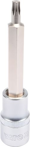 Торцева головка з викрутковою насадкою TORX 1/2" Т30 100 мм Yato YT-04323