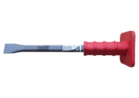 Зубило муляра 200 мм з гумовою ручкою Virok 03V120 Зубило муляра 200 мм з гумовою ручкою Virok 03V120