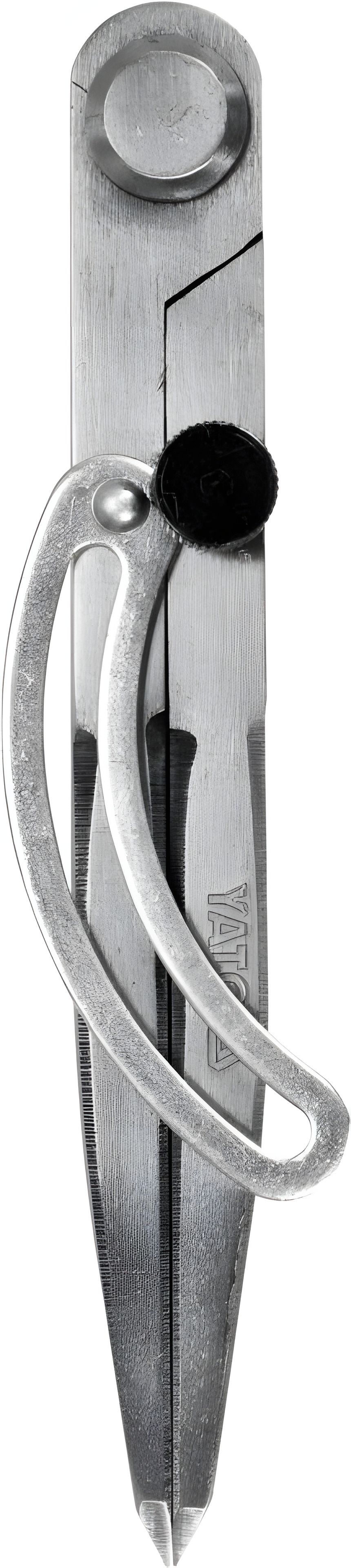 Циркуль разметочный с фиксатором 150 мм Yato YT-72100 Циркуль разметочный с фиксатором 150 мм Yato YT-72100