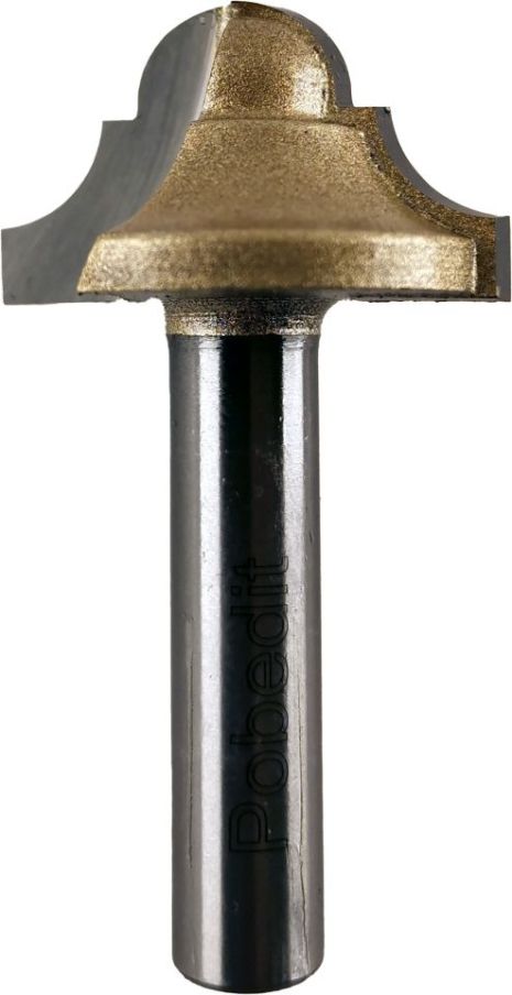 Профильная фреза "псевдофиленка" D-28 мм, R-6 мм, d-8 мм Pobedit P-2051-0608