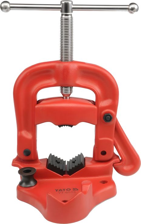 Тиски для труб откидные Yato YT-6513 4" Тиски для труб откидные Yato YT-6513 4"