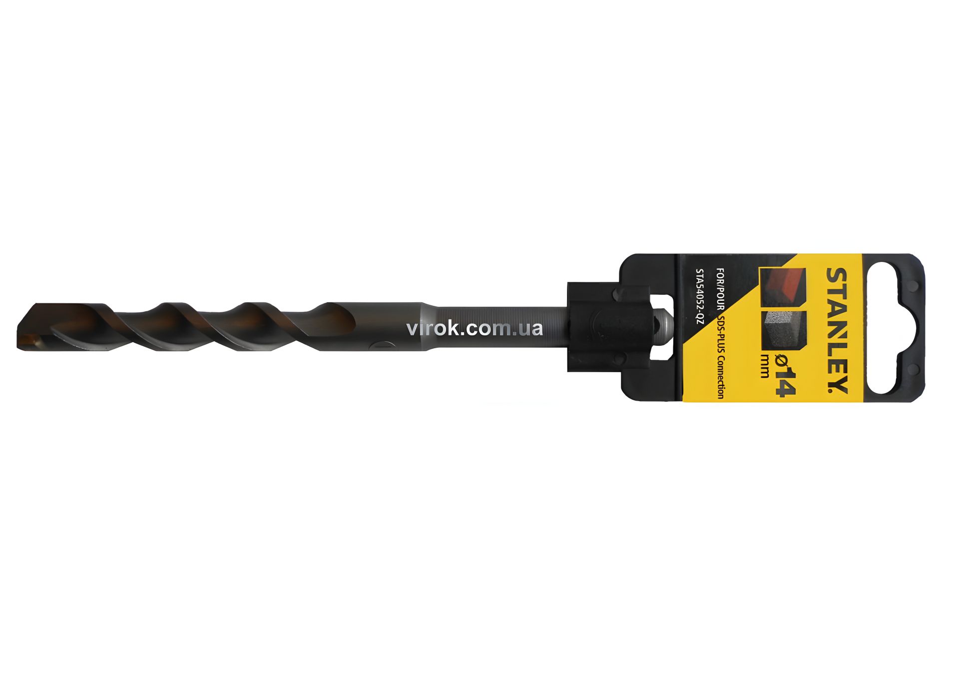 Бур (сверло) по бетону SDS Plus 14 х 160 мм Stanley STA54052-QZ Бур (сверло) по бетону SDS Plus 14 х 160 мм Stanley STA54052-QZ