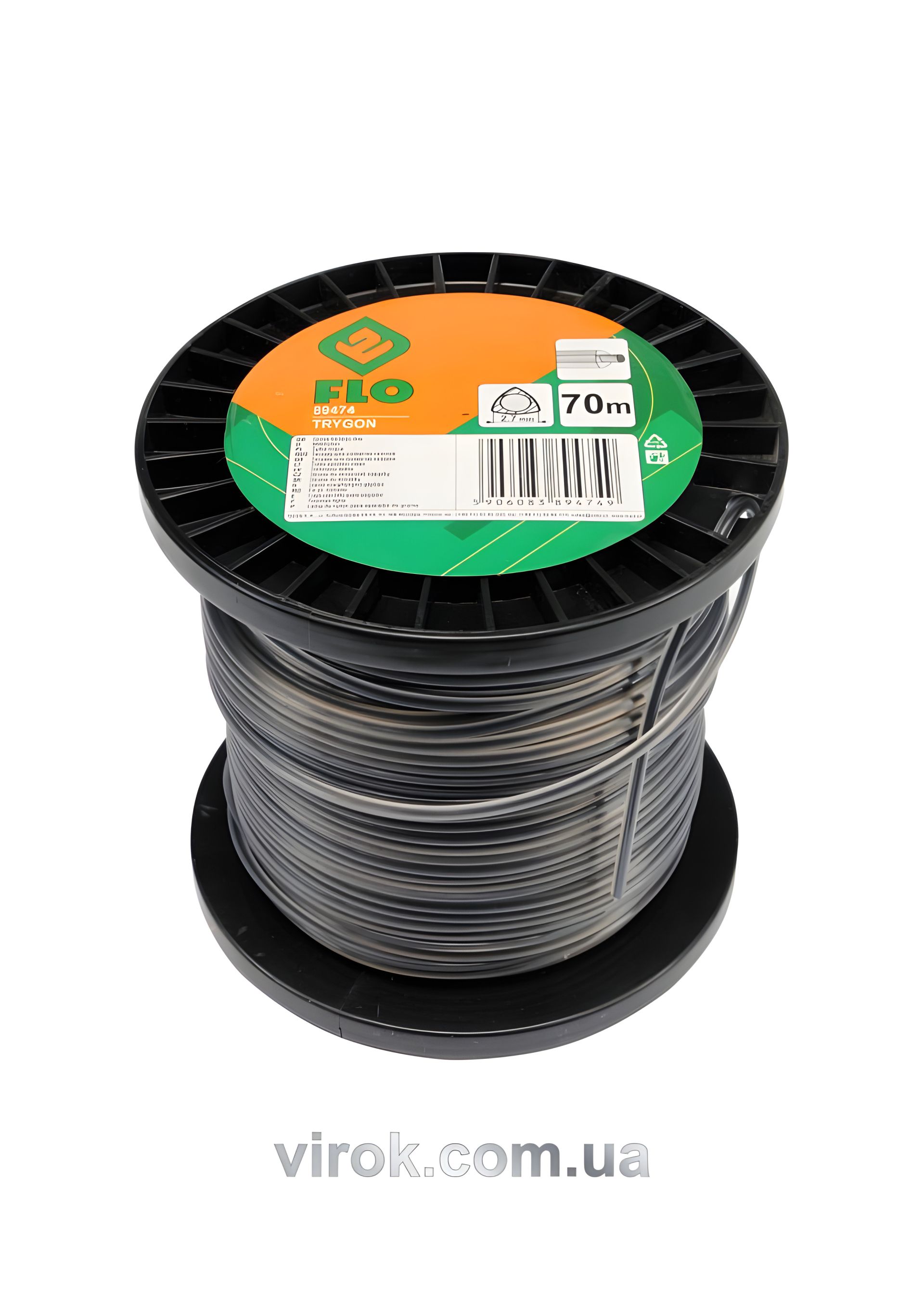 Волосінь для тримера трикутна 2,7 мм х 70 м Vorel 89474 Волосінь для тримера трикутна 2,7 мм х 70 м Vorel 89474