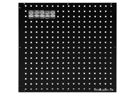 Панель перфорована для інструментів 5 крючків 660 x 700 x 20 мм YaTo YT-08936