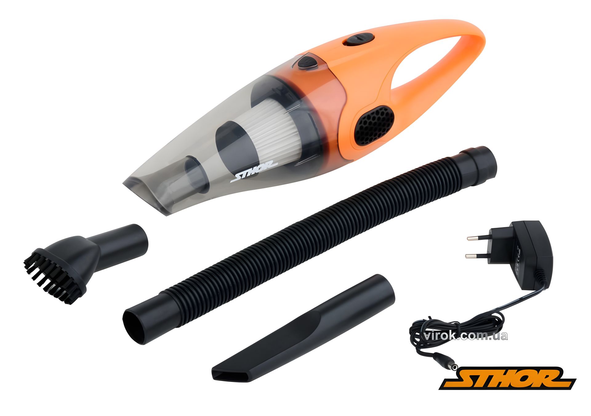 Аккумуляторный автомобильный пылесос STHOR: Li-Ion 7.4 В, 2 Ач, 80 Вт, время работы - 20 мин, фильтр HEPA + сумка Vorel 82954 Аккумуляторный автомобильный пылесос STHOR: Li-Ion 7.4 В, 2 Ач, 80 Вт, время работы - 20 мин, фильтр HEPA + сумка Vorel 82954