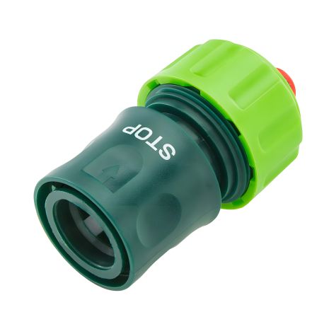 Муфта з автостопом 3/4", однокомпонентна, 30 шт, експозиційна коробка VERTO 15G723-30