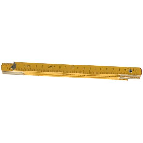 Деревянный складной метр 2 м, желтый Top Tools 26C012