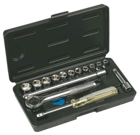 Набір змінних головок 1/4", 16 шт. Top Tools 38D255