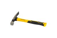 Молоток каменщика 510 г HRC 50 рукоятка фиберглассовая 300 мм MASTERTOOL 02-0921